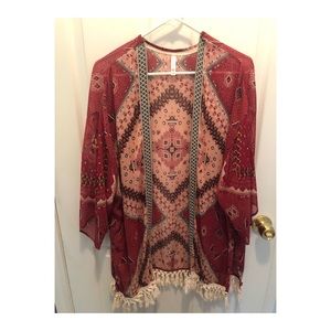 Women’s Tribal Print Kimono